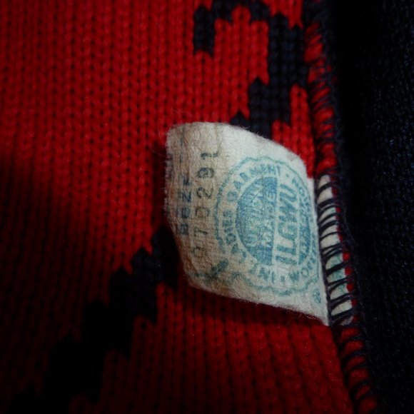 RARE Vintage ILGWU  Knitted Women’s Open front Cardigan/ Sweater Sz XL - Picture 5 of 7